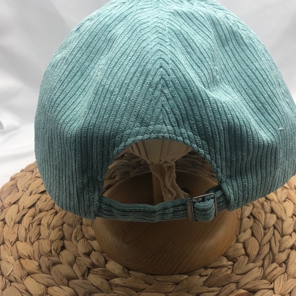 MAMA Aqua Green Corduroy Baseball Cap - Picture 3 of 7